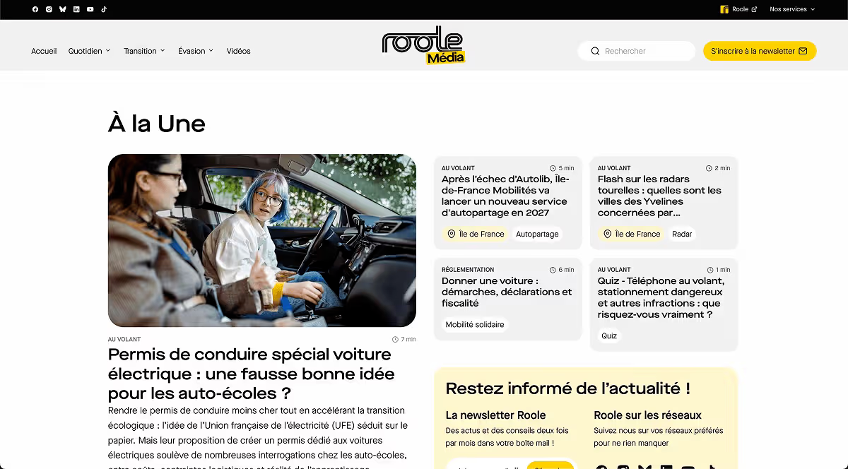Projet Roole Média