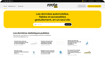 Page d'accueil du site Roole Data